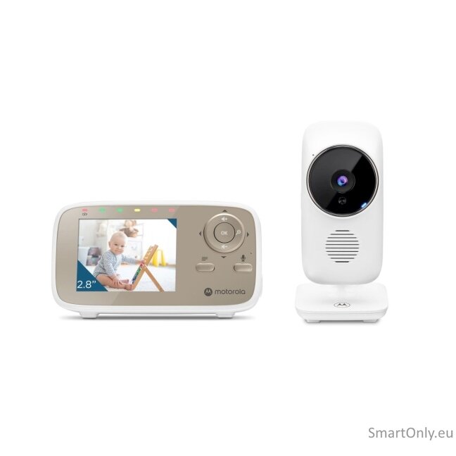 Motorola Video Baby Monitor VM483 2.8" White/Gold Motorola Video Baby Monitor VM483 2.8" White/Gold