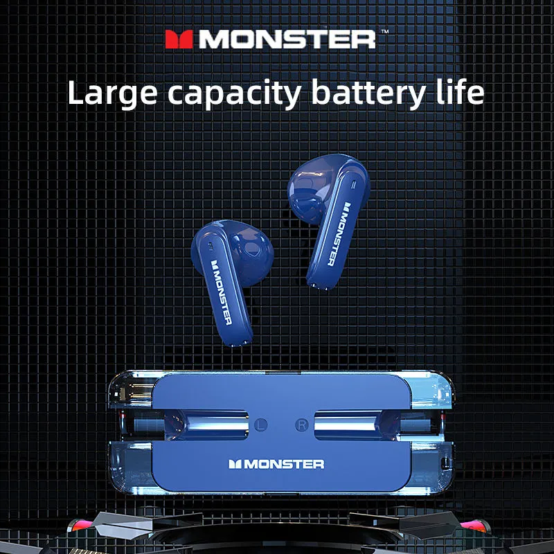 MONSTER Airmars XKT08 TWS wireless earphones Red 3