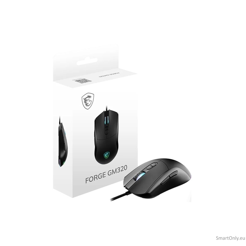 MSI Gaming Mouse | FORGE GM320 | Wired | USB 2.0 4 MSI Gaming Mouse | FORGE GM320 | Wired | USB 2.0 4