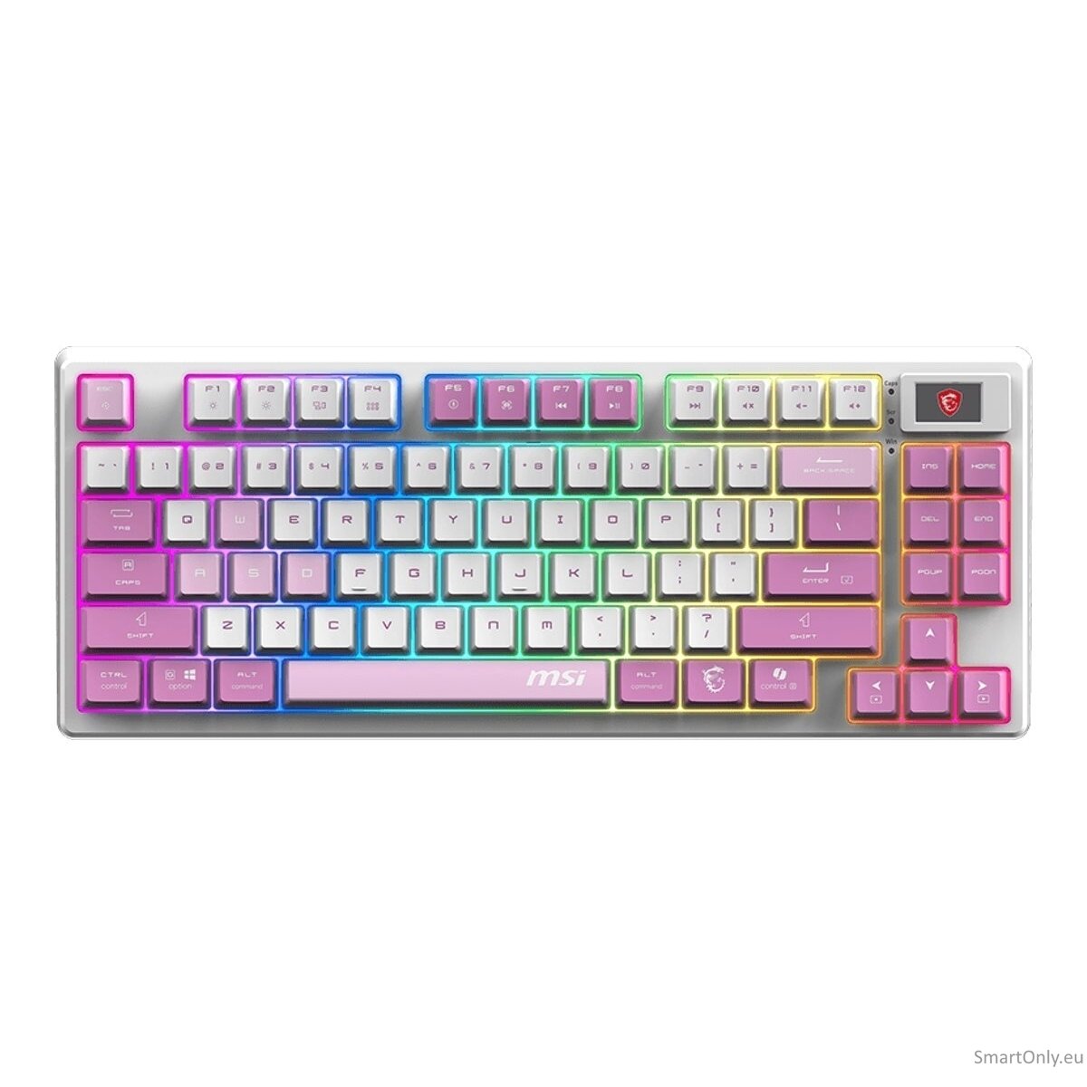 MSI FORGE GK600 TKL WIRELESS VIOLET | Gaming keyboard | Wireless | US | Mechanical Linear 4