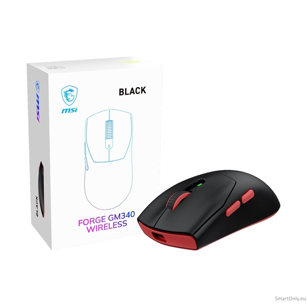 MSI FORGE GM340 | Wireless | 2.4 GHz, Bluetooth, USB 2.0 2 MSI FORGE GM340 | Wireless | 2.4 GHz, Bluetooth, USB 2.0 2