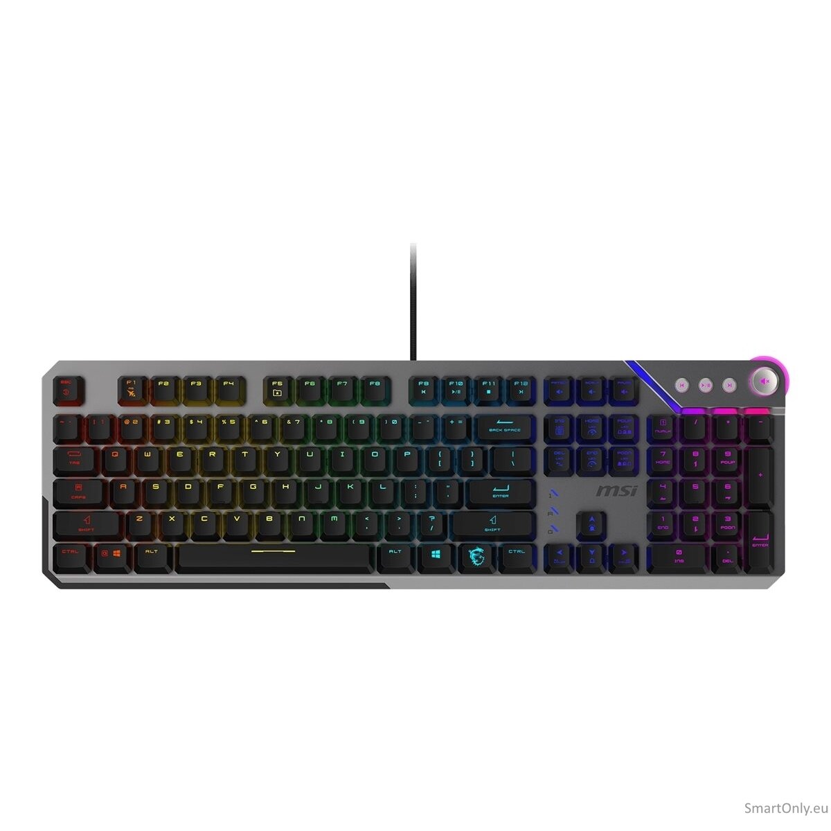 MSI STRIKE 600 V2 SILENT | Gaming keyboard | Wired | US | Mechanical - Silent 4 MSI STRIKE 600 V2 SILENT | Gaming keyboard | Wired | US | Mechanical - Silent 4