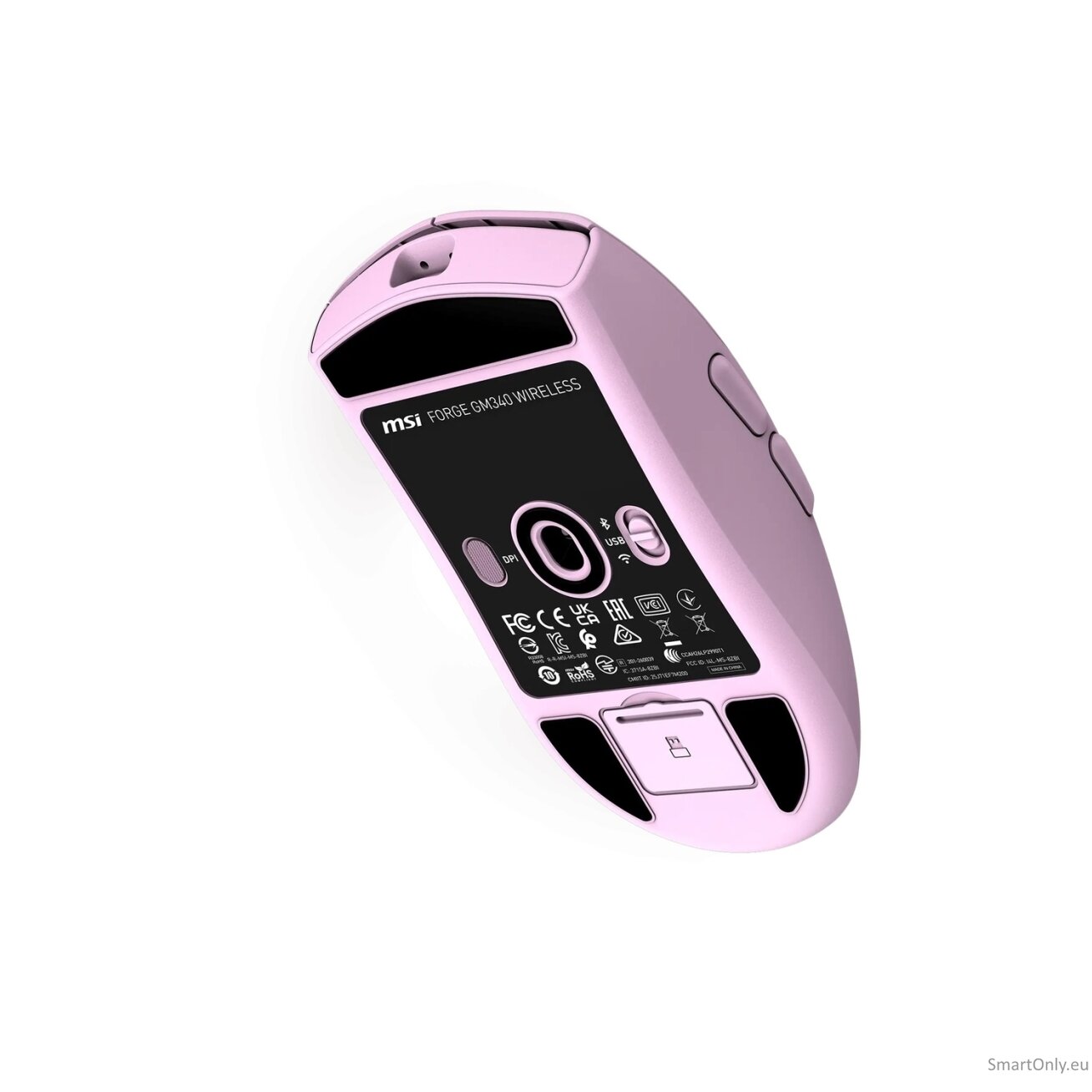 MSI Gaming Mouse | FORGE GM340 WIRELESS | Wireless | 2.4 GHz, Bluetooth , USB | Violet 3 MSI Gaming Mouse | FORGE GM340 WIRELESS | Wireless | 2.4 GHz, Bluetooth , USB | Violet 3