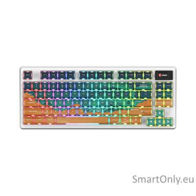 MSI FORGE GK600 TKL WIRELESS MARS | Gaming Keyboard | Wireless | US | Bluetooth | Wireless connection | Mechanical Linear MSI FORGE GK600 TKL WIRELESS MARS | Gaming Keyboard | Wireless | US | Bluetooth | Wireless connection | Mechanical Linear