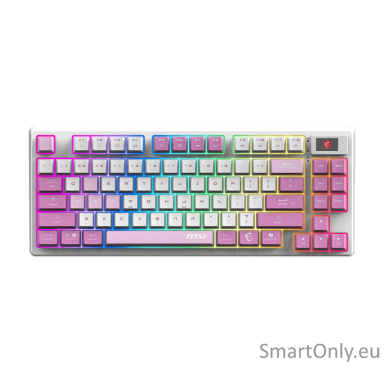 MSI FORGE GK600 TKL WIRELESS VIOLET | Gaming keyboard | Wireless | US | Mechanical Linear MSI FORGE GK600 TKL WIRELESS VIOLET | Gaming keyboard | Wireless | US | Mechanical Linear