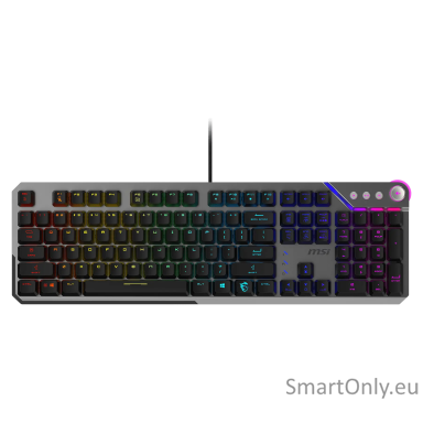 MSI STRIKE 600 V2 SILENT | Gaming keyboard | Wired | US | Mechanical - Silent MSI STRIKE 600 V2 SILENT | Gaming keyboard | Wired | US | Mechanical - Silent