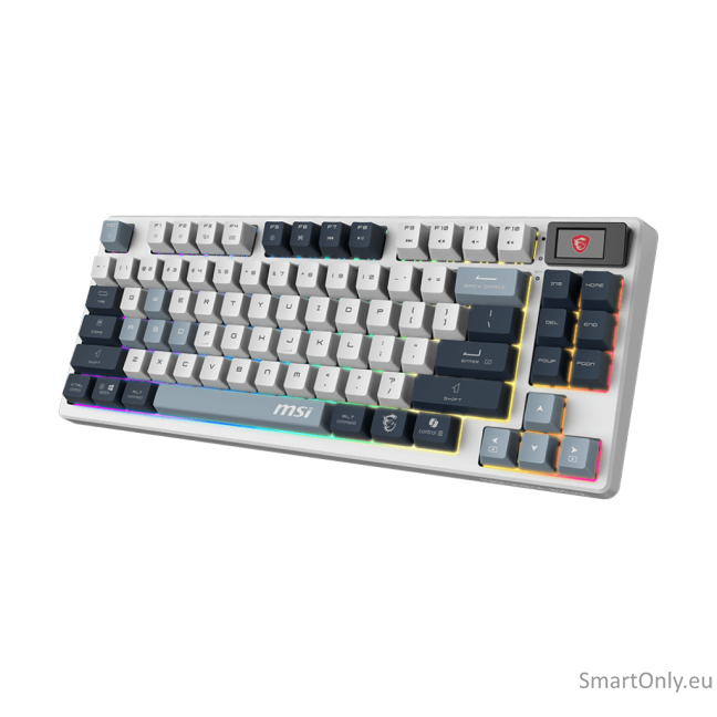 MSI FORGE GK600 TKL WIRELESS SKY | Gaming Keyboard | Wireless | Bluetooth | US | Mechanical Linear 2