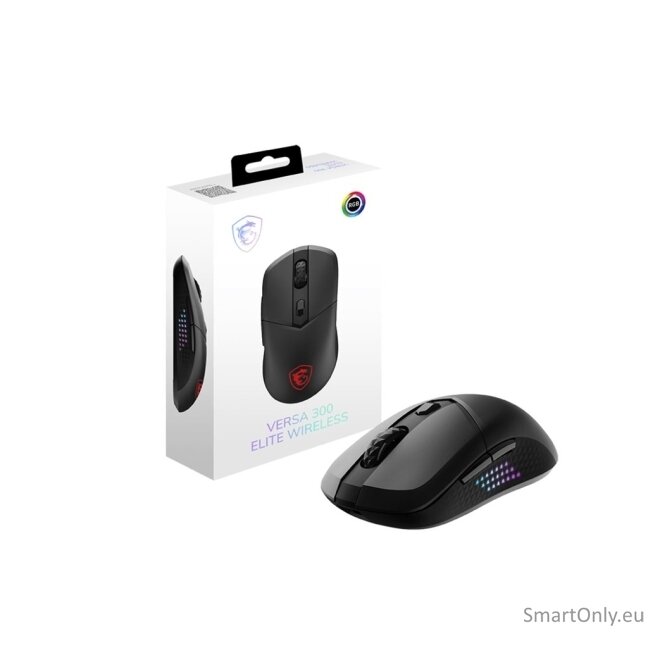MSI Gaming Mouse | VERSA 300 ELITE WIRELESS | Wireless | 2.4 GHz, Bluetooth 5.3, USB 2.0 4 MSI Gaming Mouse | VERSA 300 ELITE WIRELESS | Wireless | 2.4 GHz, Bluetooth 5.3, USB 2.0 4
