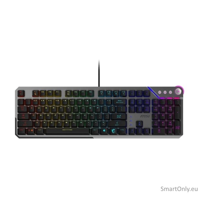 MSI STRIKE 600 V2 SILENT | Gaming keyboard | Wired | US | Mechanical - Silent 6