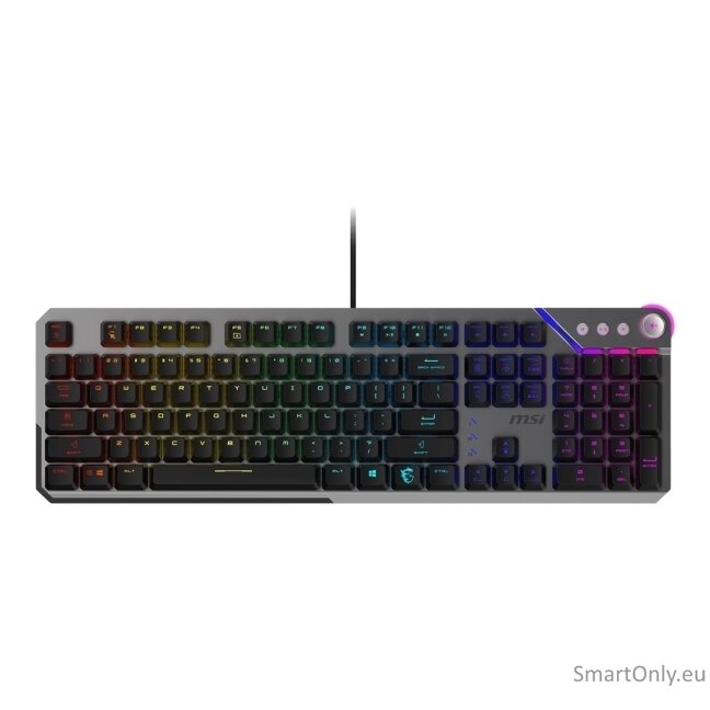 MSI STRIKE 600 V2 SILENT | Gaming keyboard | Wired | US | Mechanical - Silent 4 MSI STRIKE 600 V2 SILENT | Gaming keyboard | Wired | US | Mechanical - Silent 4