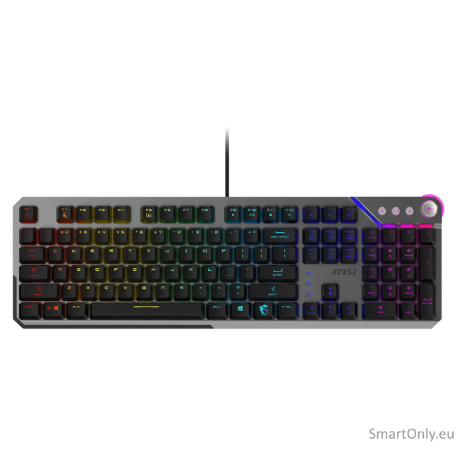 MSI STRIKE 600 V2 SILENT | Gaming keyboard | Wired | US | Mechanical - Silent MSI STRIKE 600 V2 SILENT | Gaming keyboard | Wired | US | Mechanical - Silent