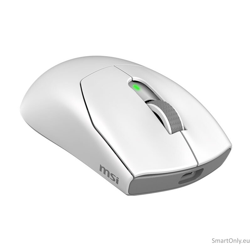 MSI Gaming Mouse | FORGE GM340 WIRELESS | Wireless | 2.4 GHz, Bluetooth, USB | White 6