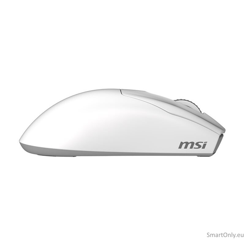 MSI Gaming Mouse | FORGE GM340 WIRELESS | Wireless | 2.4 GHz, Bluetooth, USB | White 8 MSI Gaming Mouse | FORGE GM340 WIRELESS | Wireless | 2.4 GHz, Bluetooth, USB | White 8