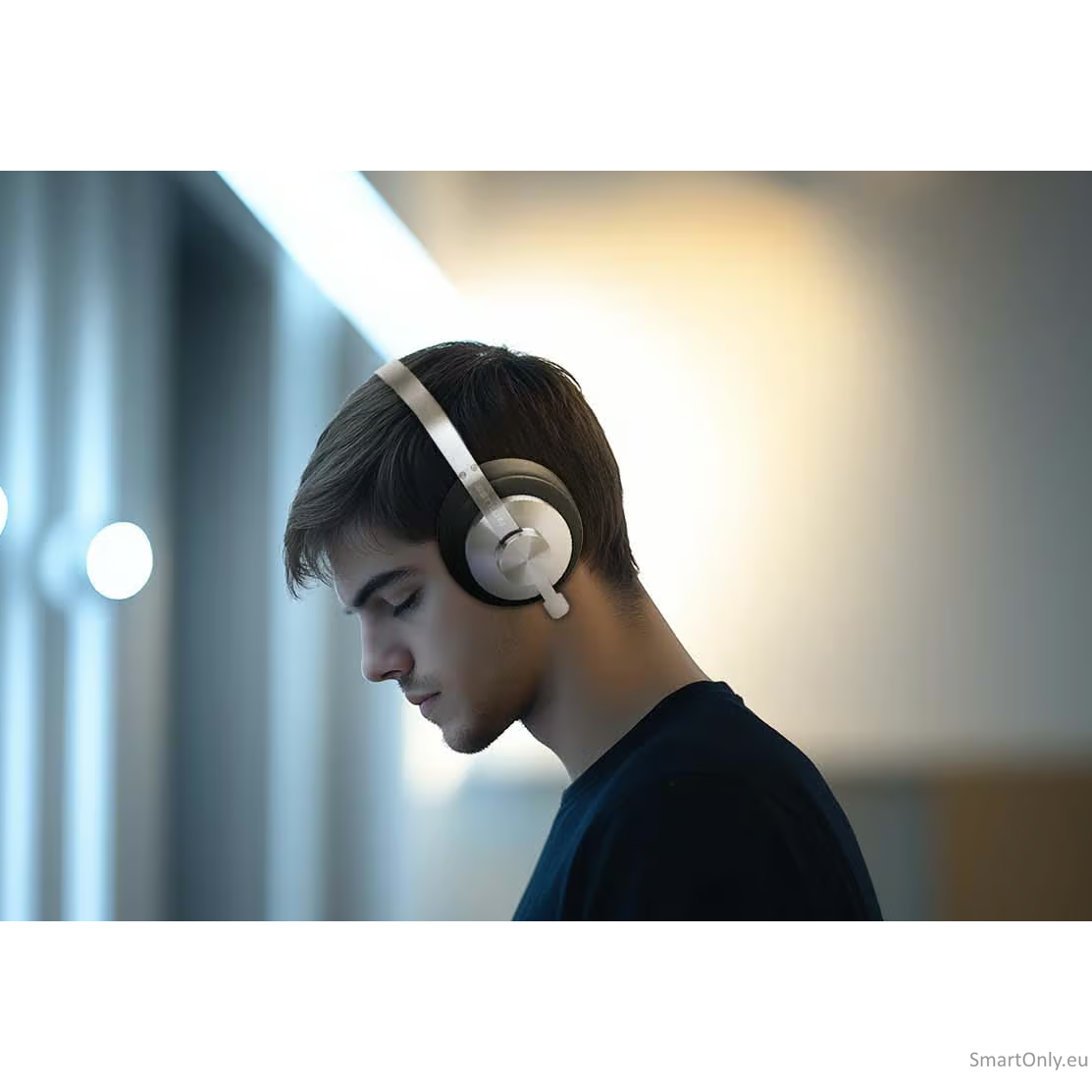 Muse Stereo Headphones | M-298 SBL | Bluetooth | ANC | Black/Silver 5