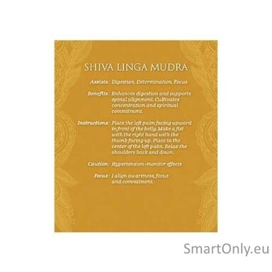Mudras for Awakening the Energy Body meditacinės kortos ir knyga US Games Systems