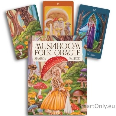 Mushroom Folk Oracle kortos Blue Angel