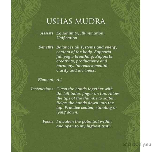Mudras: For Awakening The Five Elements kortos US Games Systems 5