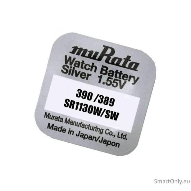 Murata 389 390 (SR1130) sidabro oksido baterija 1 vnt. 2