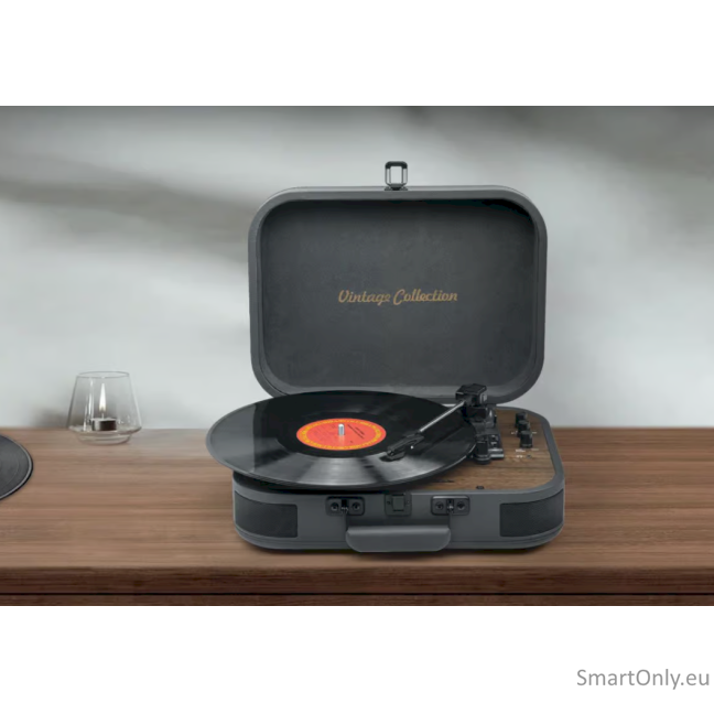 Muse MT-207 DGB Turntable Stereo System, Black/Brown | Muse 1 Muse MT-207 DGB Turntable Stereo System, Black/Brown | Muse 1