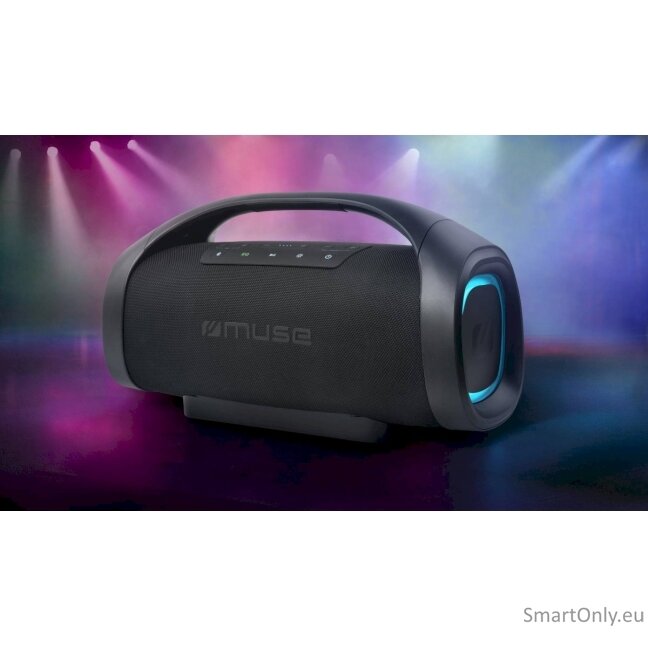 Muse Portable Bluetooth Speaker Splash Proof, Black 2