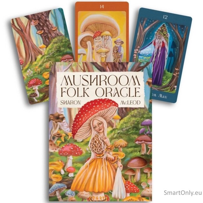 Mushroom Folk Oracle kortos Blue Angel Mushroom Folk Oracle kortos Blue Angel