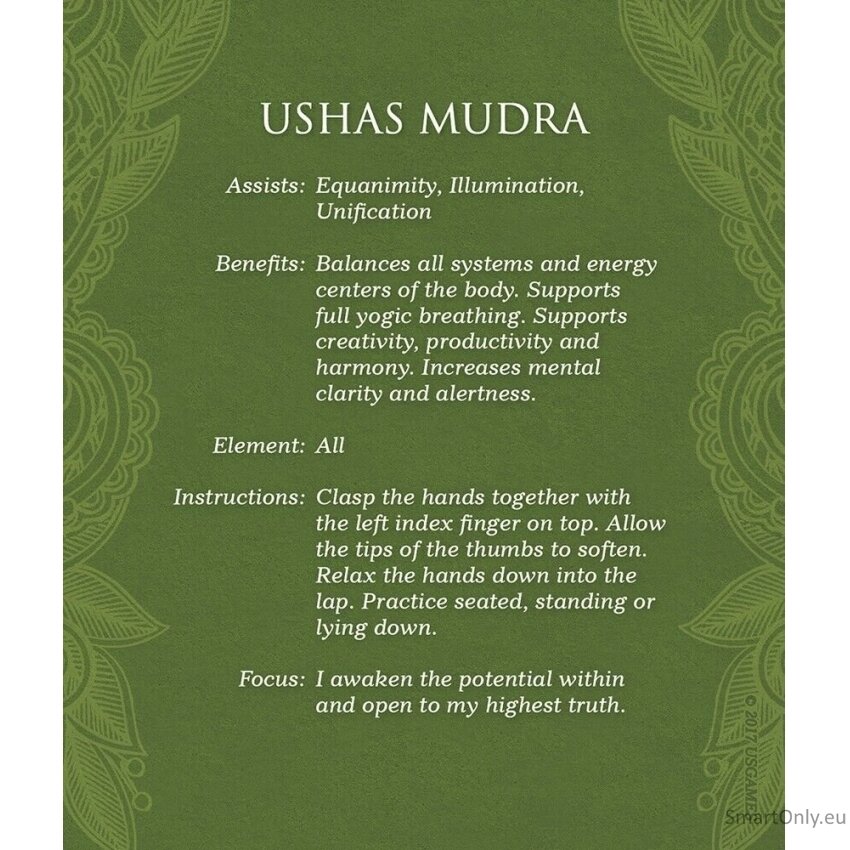 Mudras: For Awakening The Five Elements kortos US Games Systems 5 Mudras: For Awakening The Five Elements kortos US Games Systems 5