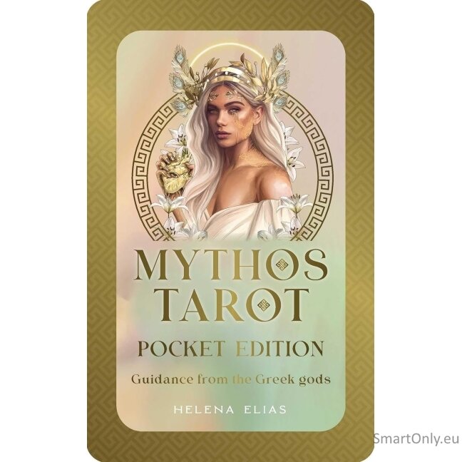 Mythos Taro kortos kišeninis leidimas metalinėje dėžutėje Rockpool Publishing 4
