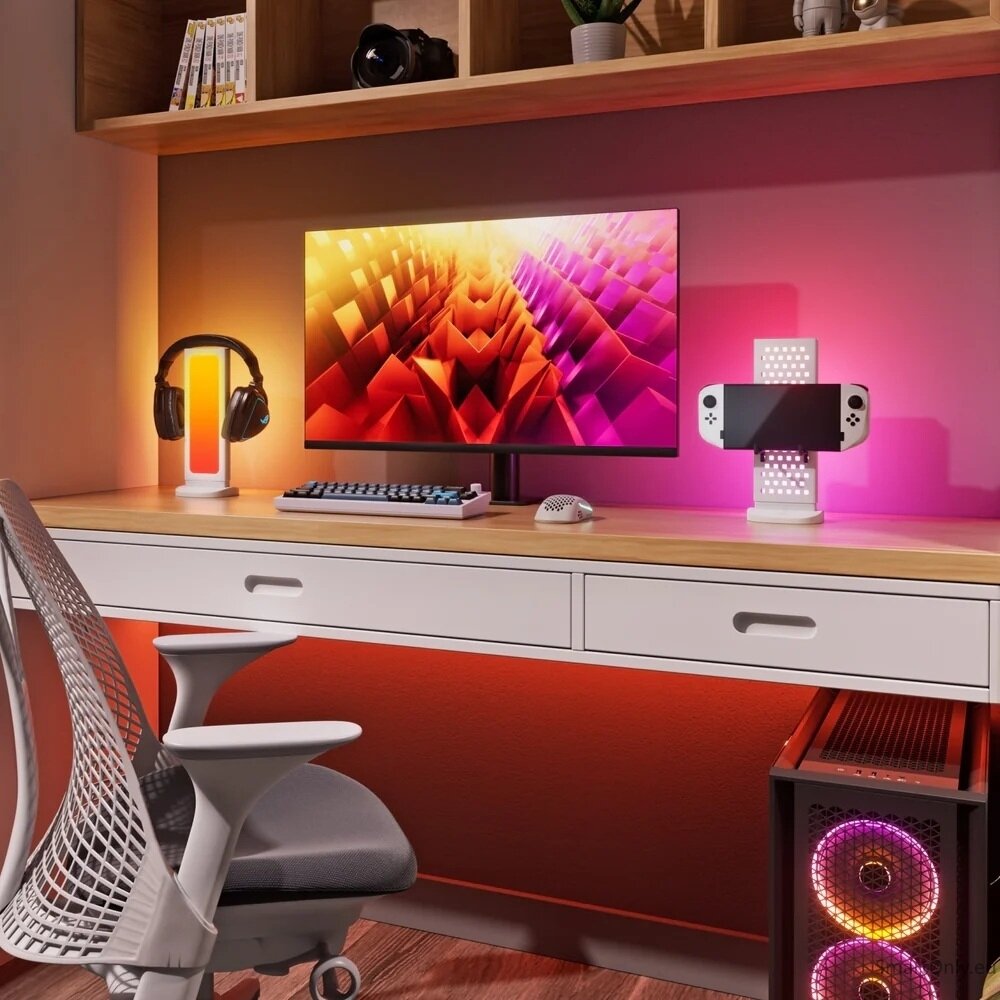 Nanoleaf Pegboard Desk Dock, White | 15 W | RGB 2