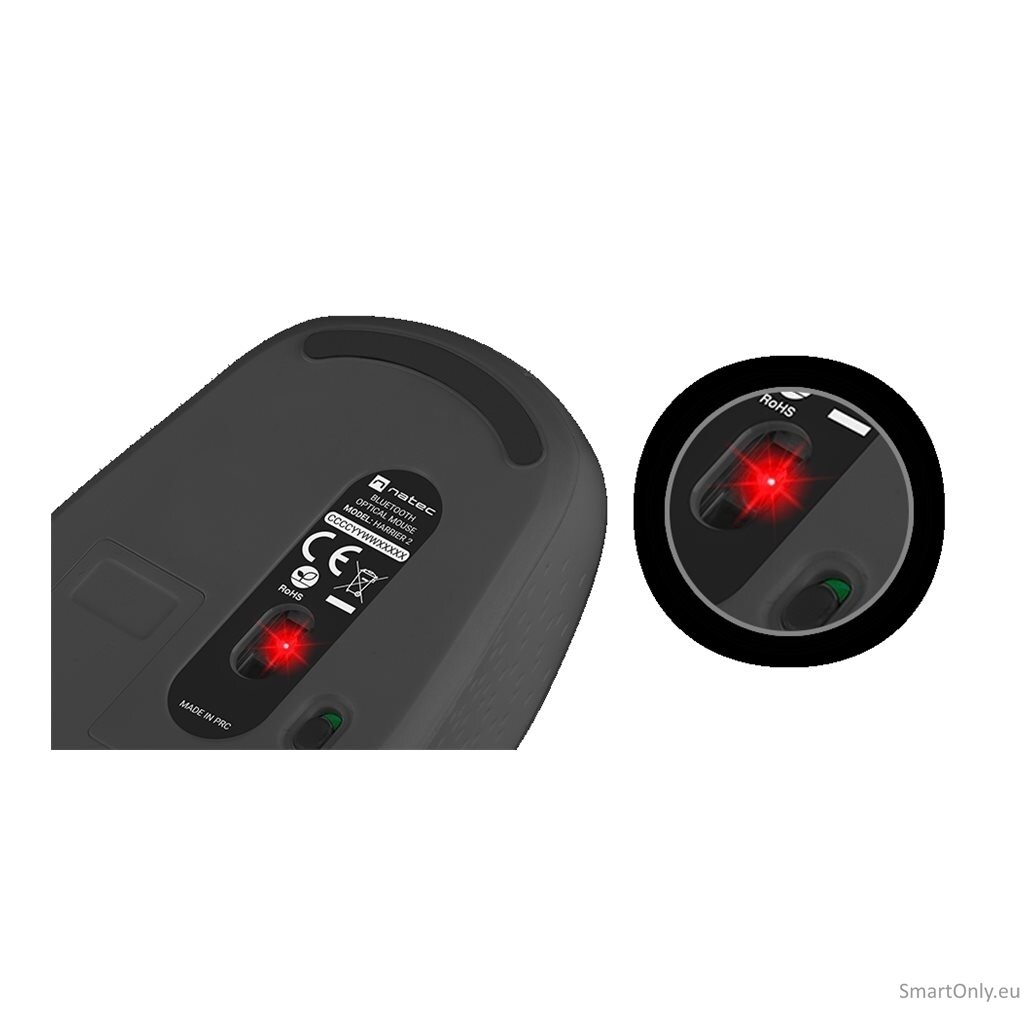 Natec | Mouse | Harrier 2 | Wireless | Bluetooth | Black 10