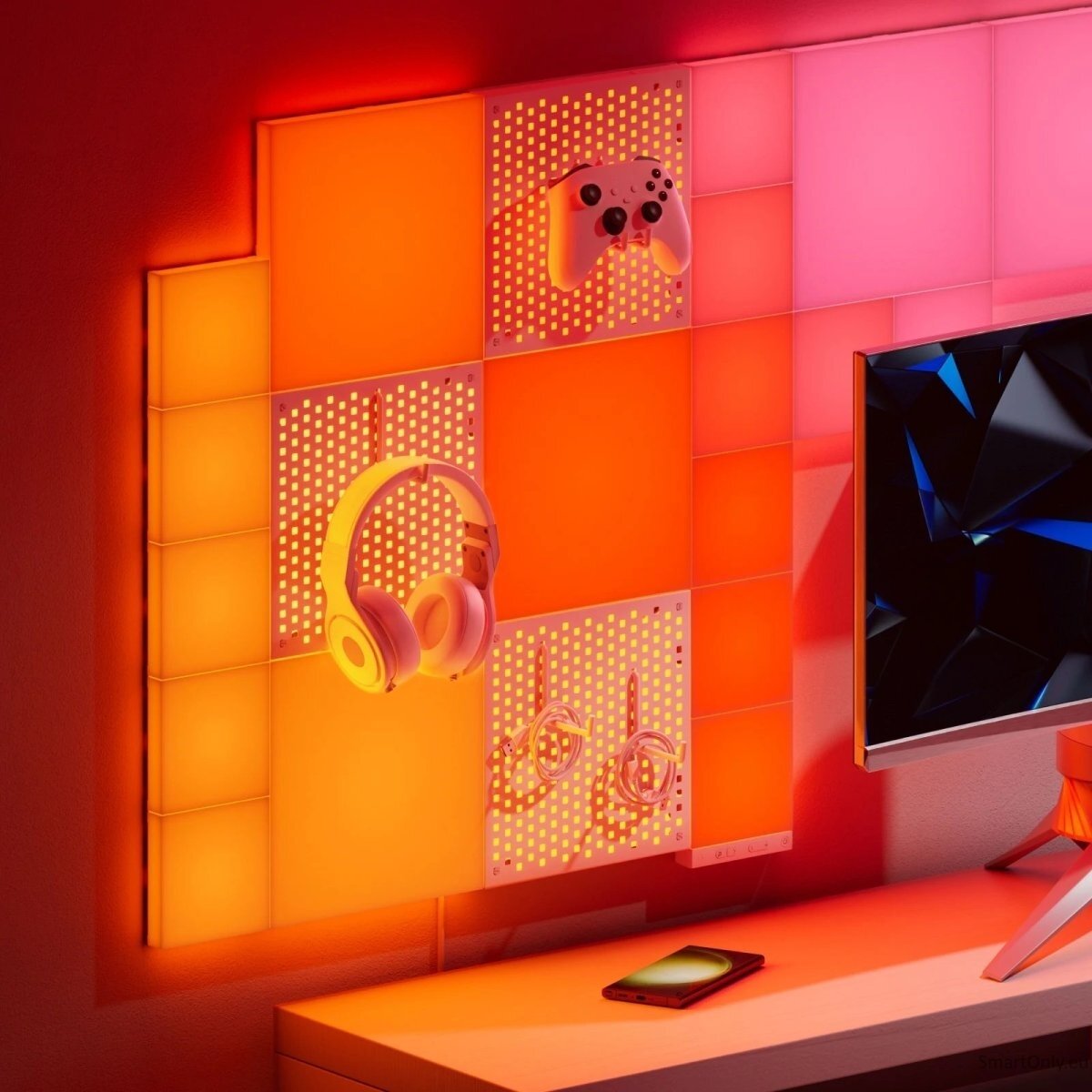 Nanoleaf Blocks Pegboard Add-On Kit (1 Panel)|Nanoleaf 2