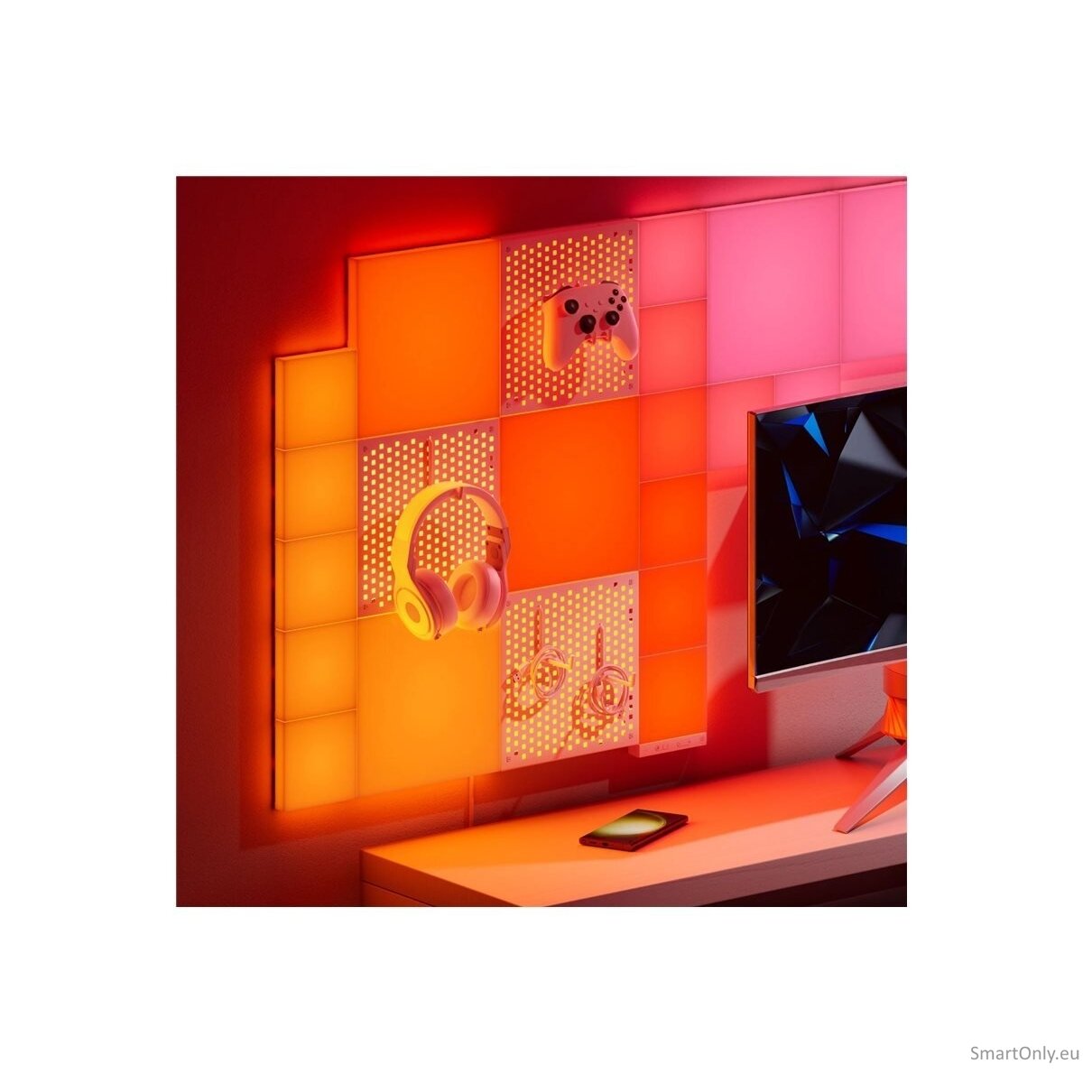 Nanoleaf Blocks Pegboard Add-On Kit (1 Panel)|Nanoleaf 8