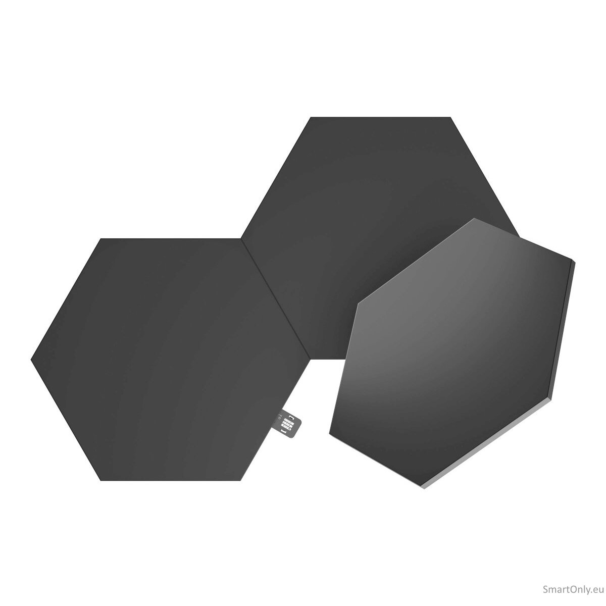Nanoleaf Shapes Black Hexagon Expansion pack (3 panels) 1 Nanoleaf Shapes Black Hexagon Expansion pack (3 panels) 1