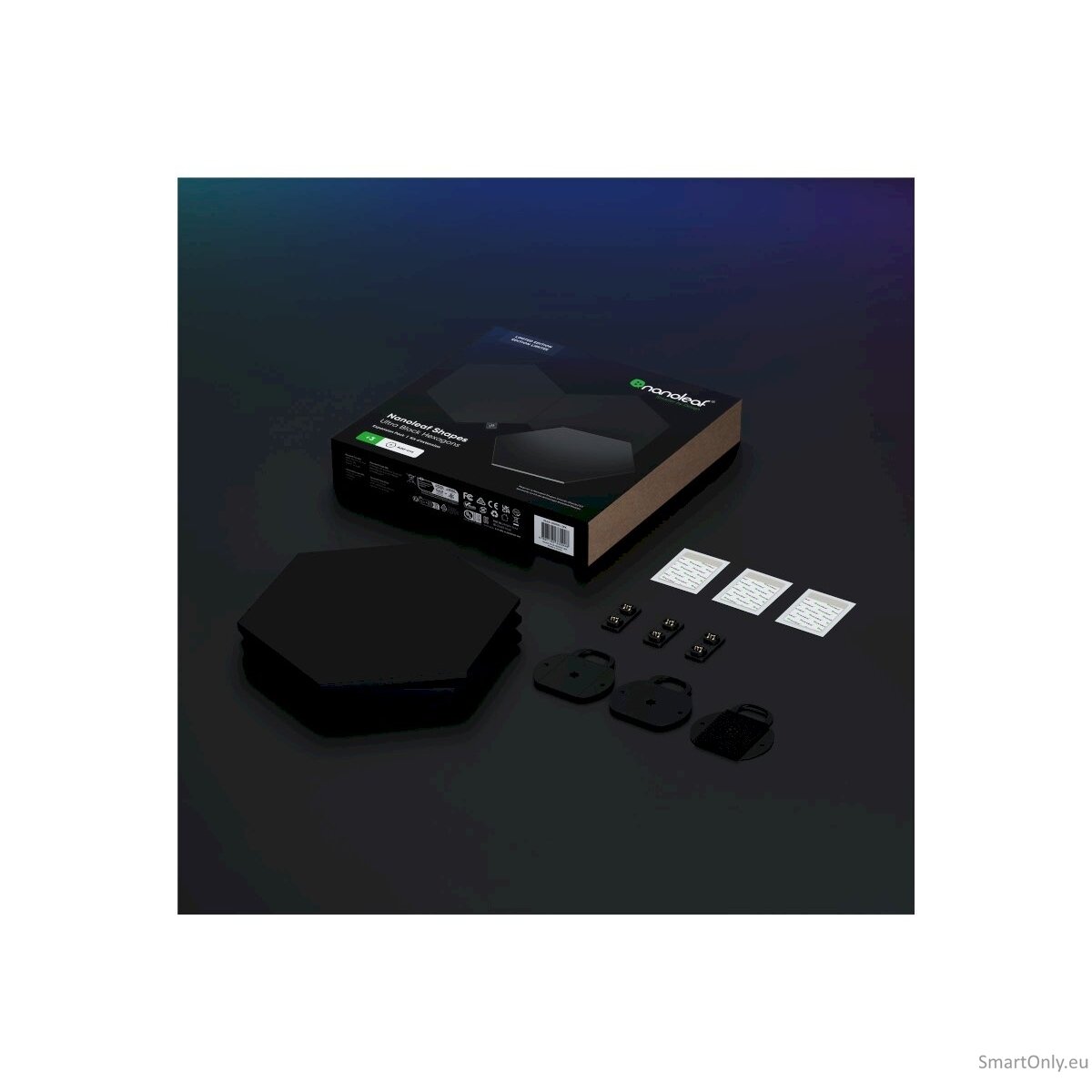 Nanoleaf Shapes Black Hexagon Expansion pack (3 panels) 2