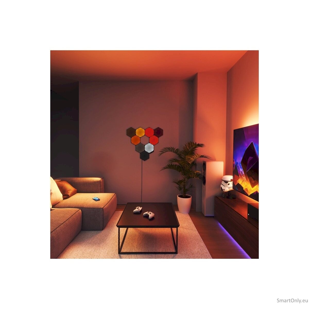 Nanoleaf Shapes Black Hexagon Expansion pack (3 panels) 3 Nanoleaf Shapes Black Hexagon Expansion pack (3 panels) 3