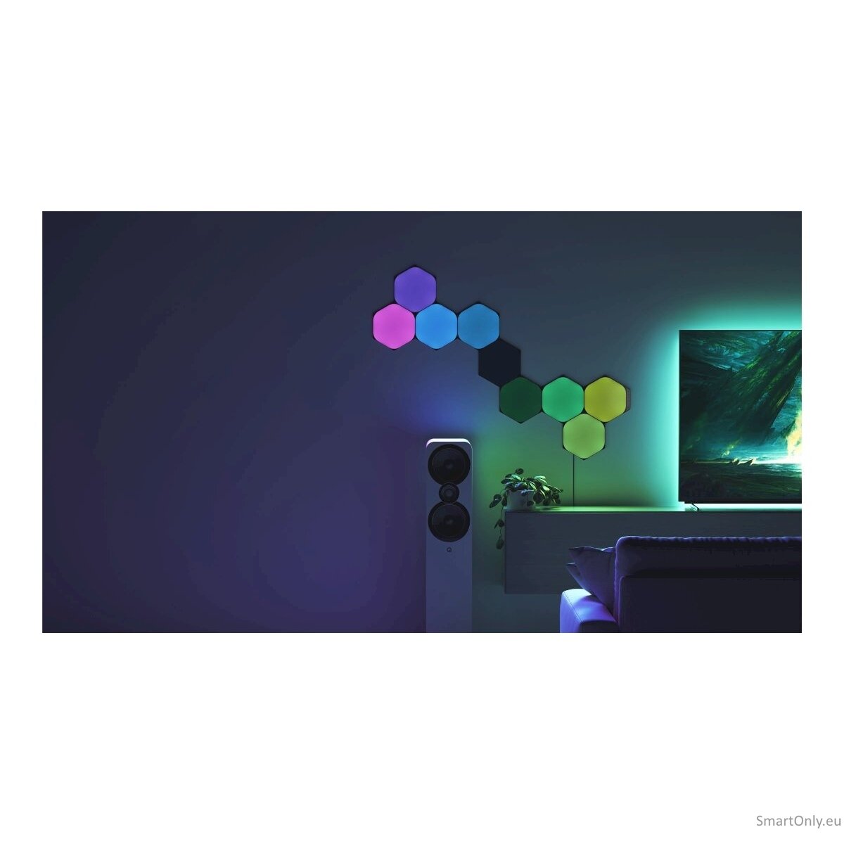 Nanoleaf Shapes Black Hexagon Expansion pack (3 panels) 5