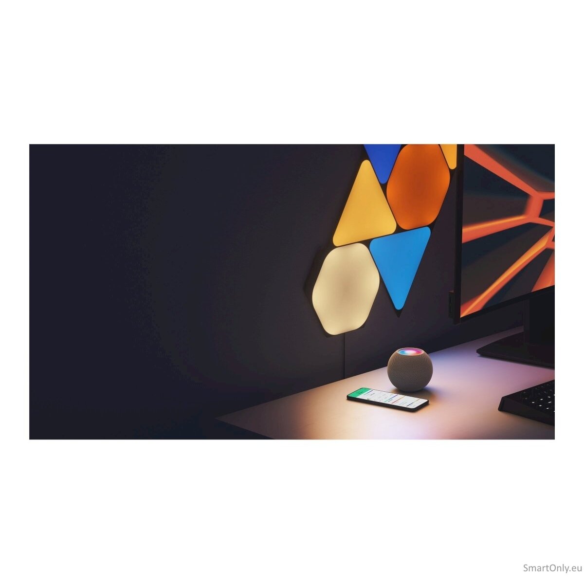Nanoleaf Shapes Black Hexagon Expansion pack (3 panels) 8 Nanoleaf Shapes Black Hexagon Expansion pack (3 panels) 8