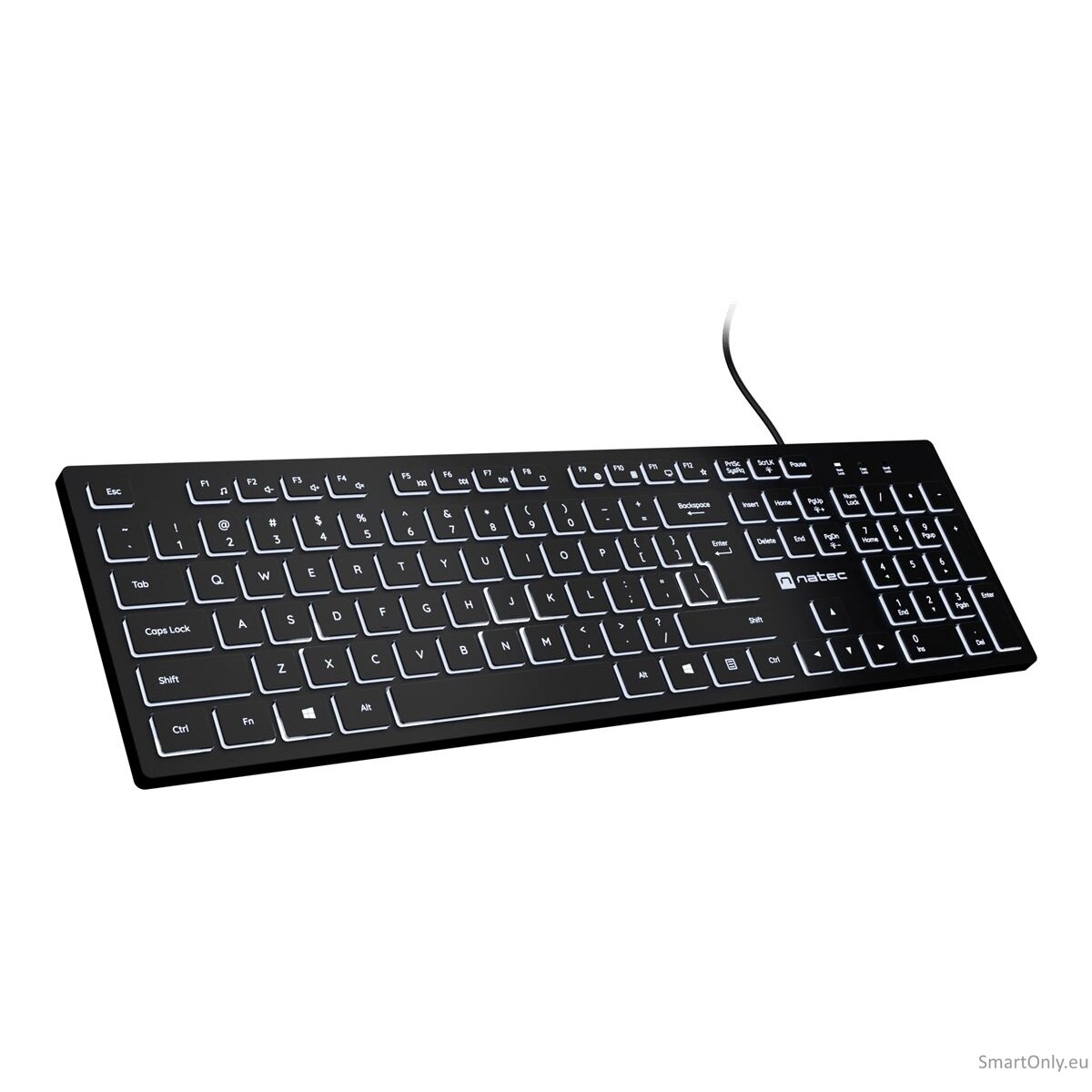 Natec | Herring Glow | Keyboard | Wired | US | Black 6 Natec | Herring Glow | Keyboard | Wired | US | Black 6