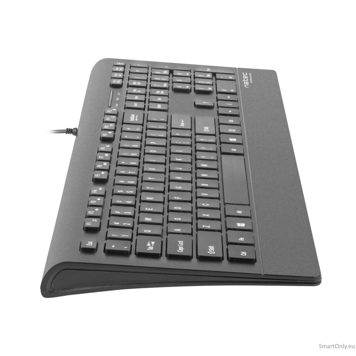 Natec Keyboard, Barracuda, US Layout, Slim Natec Keyboard Barracuda Standard Wired US 529 g Black 10 Natec Keyboard, Barracuda, US Layout, Slim Natec Keyboard Barracuda Standard Wired US 529 g Black 10