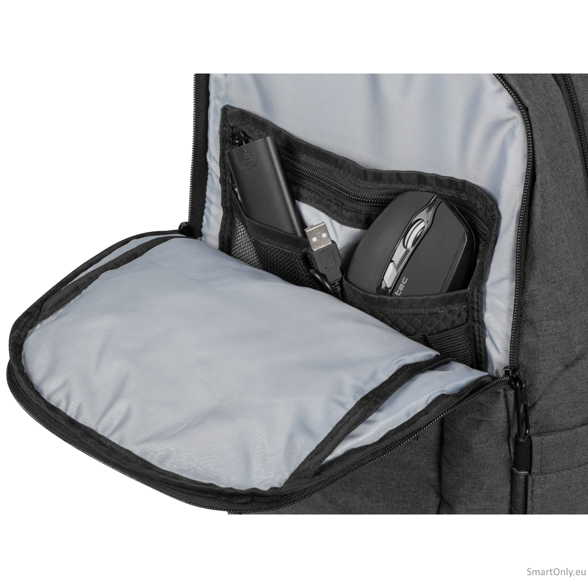 Natec Laptop Backpack Alpaca 2 15.6, Grey 8