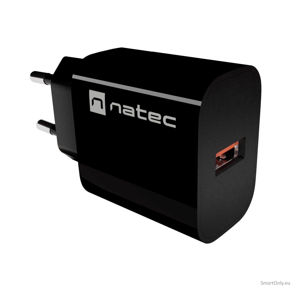 Natec Ribera USB Charger 1X USB-A 18W, Black 7