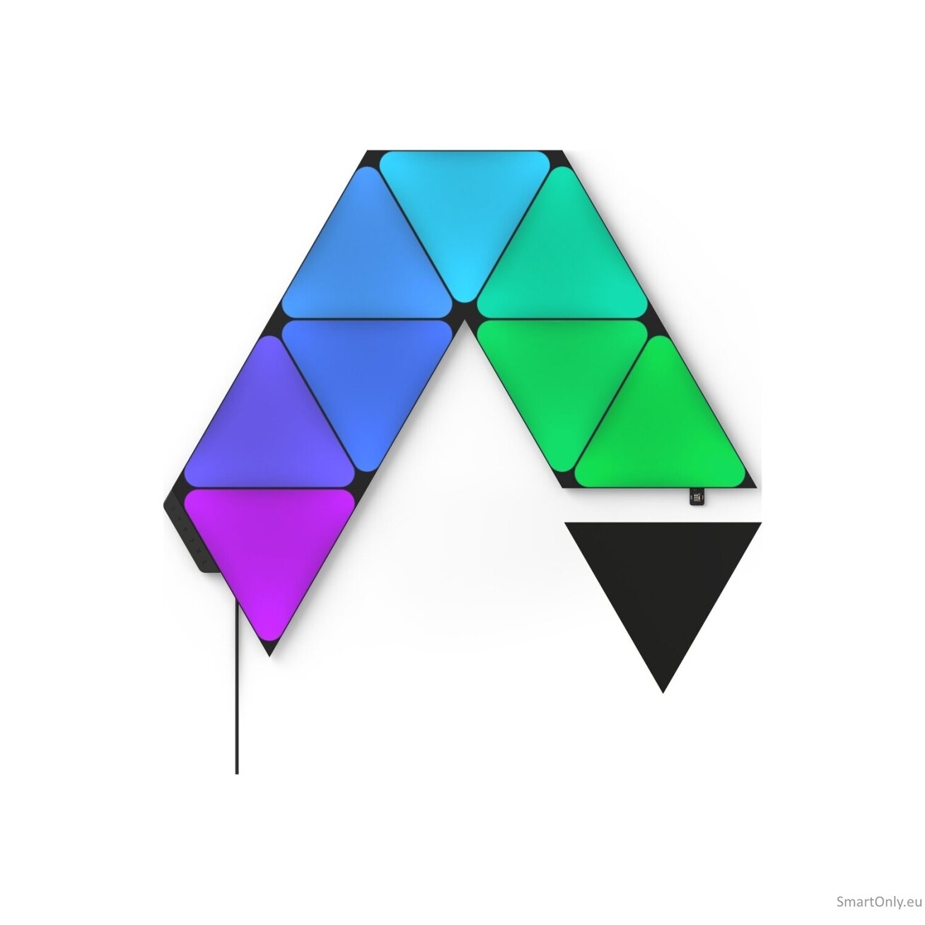 Nanoleaf | Shapes Black Triangles Starter Kit (9 panels) | 42 W | WiFi 1