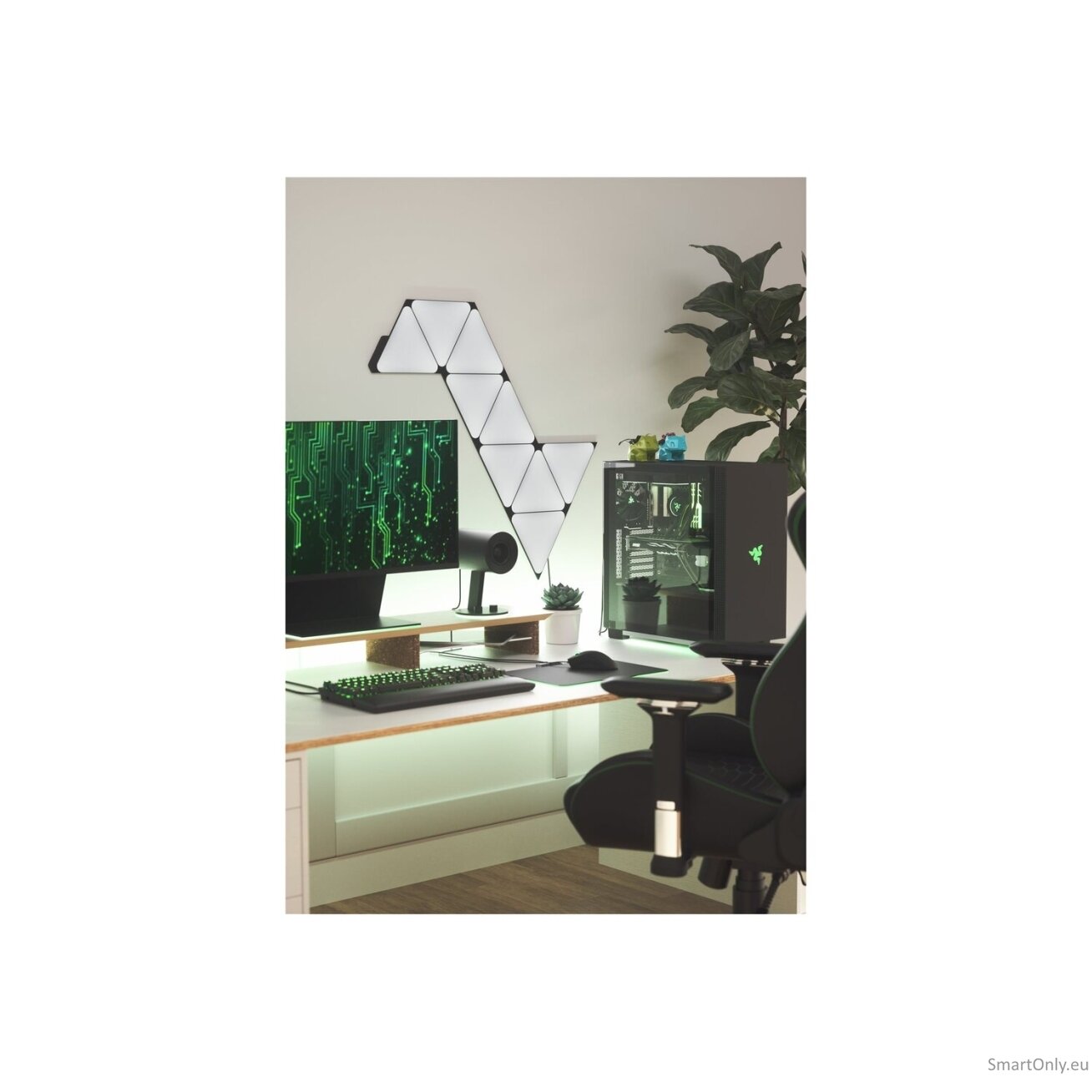 Nanoleaf | Shapes Black Triangles Starter Kit (9 panels) | 42 W | WiFi 9 Nanoleaf | Shapes Black Triangles Starter Kit (9 panels) | 42 W | WiFi 9