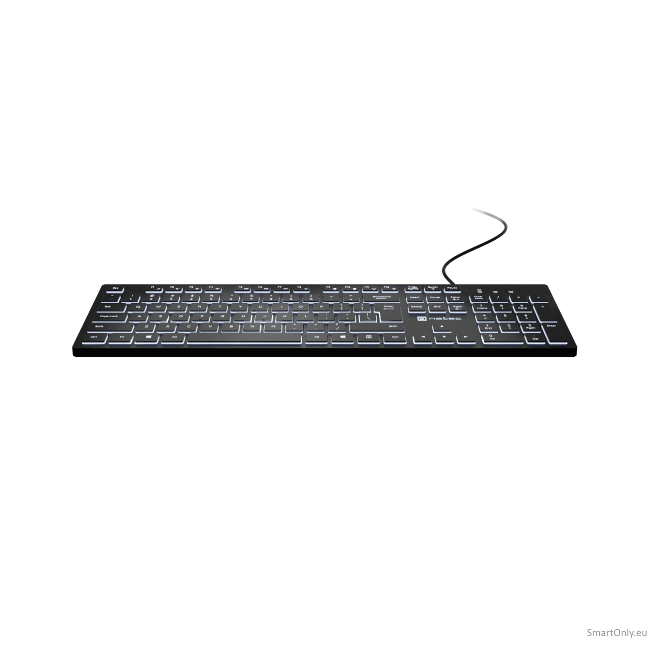 Natec | Herring Glow | Keyboard | Wired | US | Black 2 Natec | Herring Glow | Keyboard | Wired | US | Black 2