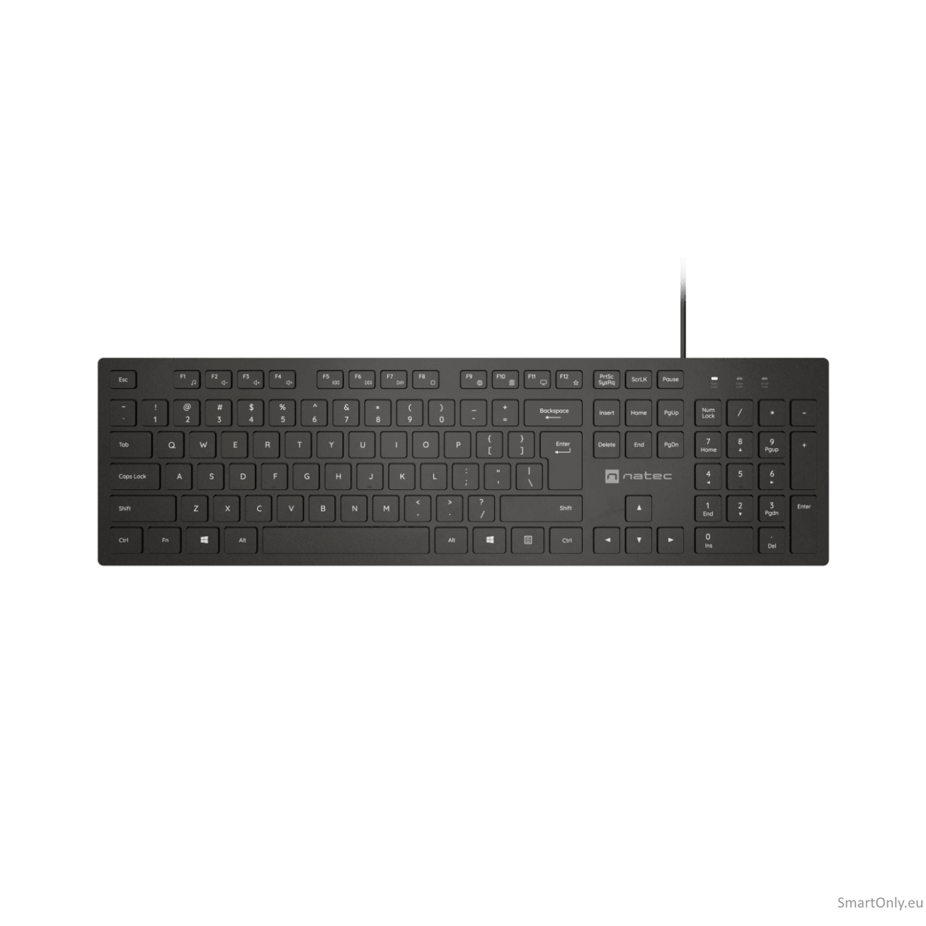 Natec | Herring | Keyboard | Wired | US | Black Natec | Herring | Keyboard | Wired | US | Black