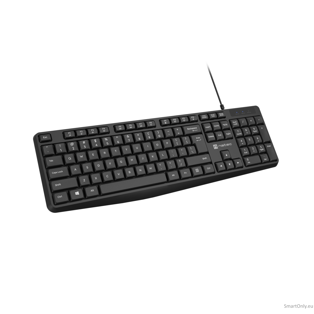 Natec | Keyboard | Nautilus NKL-1950 | Keyboard | Wired | US | Black 1 Natec | Keyboard | Nautilus NKL-1950 | Keyboard | Wired | US | Black 1