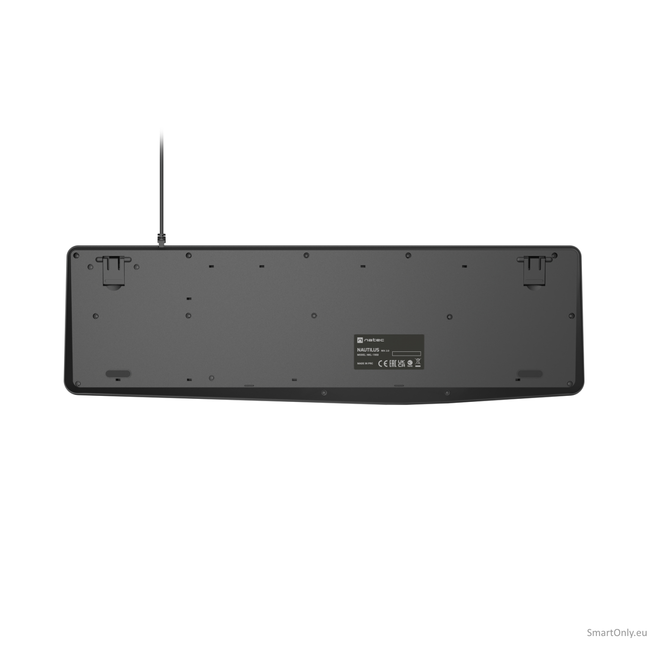 Natec | Keyboard | Nautilus NKL-1950 | Keyboard | Wired | US | Black 4