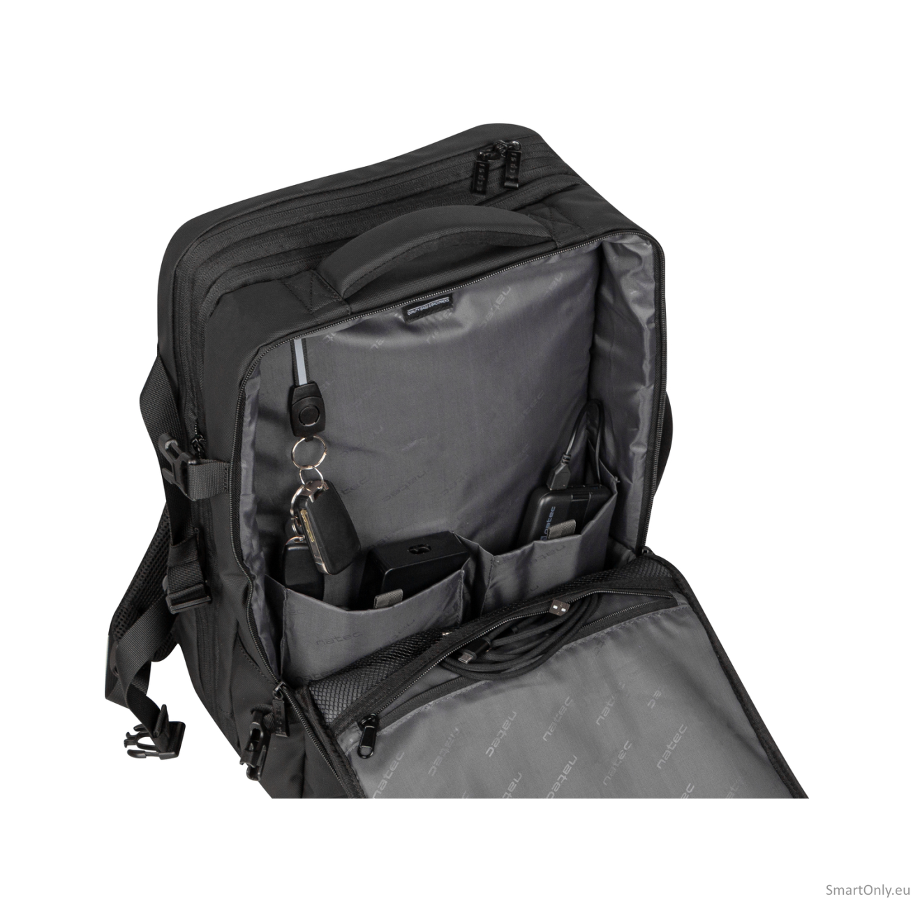 Natec | Laptop Backpack | Camel Pro | Fits up to size 17.3 " | Backpack | Black 6