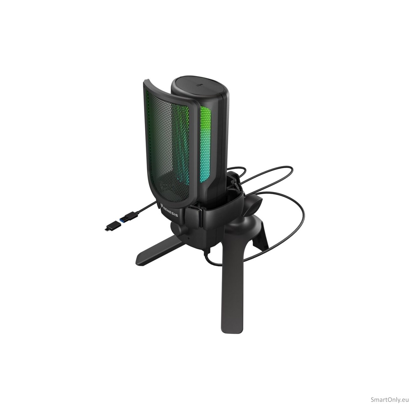 Natec | Microphone | GENESIS Radium 250 | Built-in microphone | Wired | Black 5