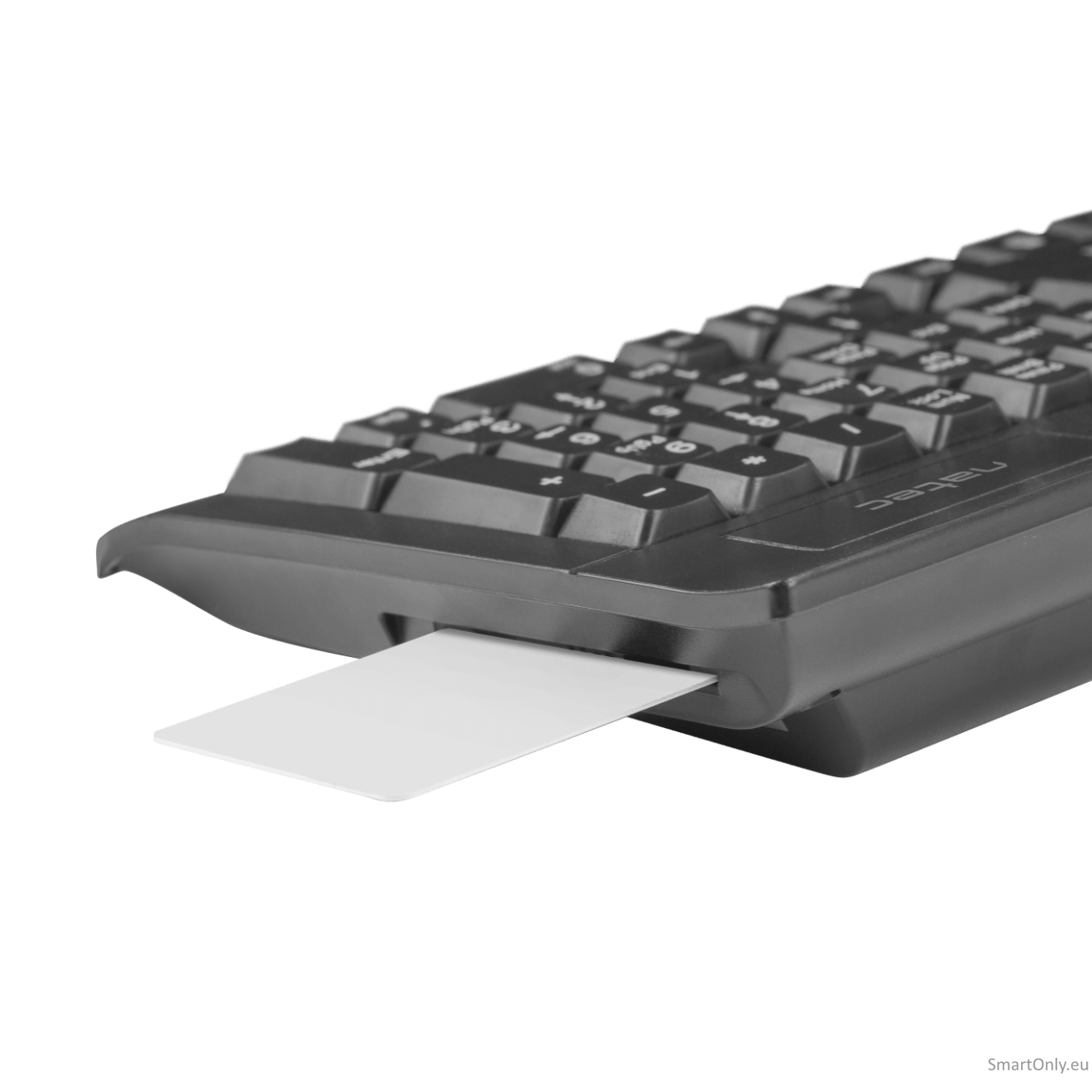 Natec | Moray | Keyboard with Smart ID card reader | Wired | US | Black 3