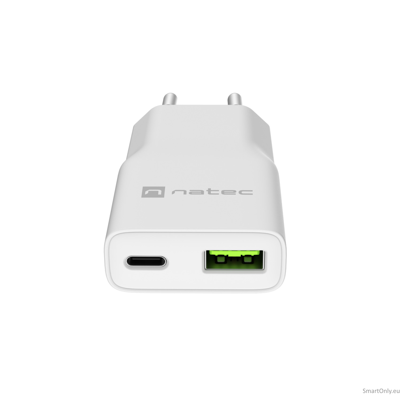 Natec Ribera USB Charger Gan Slim USB 1X USB-A + 1X USB-C 20W | NUC-2376 3 Natec Ribera USB Charger Gan Slim USB 1X USB-A + 1X USB-C 20W | NUC-2376 3